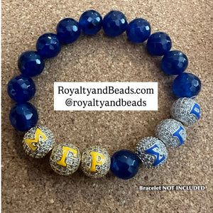 Pave Sigma Gamma Rho beads.