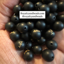 Load image into Gallery viewer, Black Alpha beads
