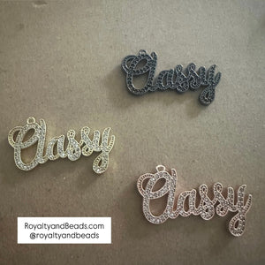 Pave Classy charm.