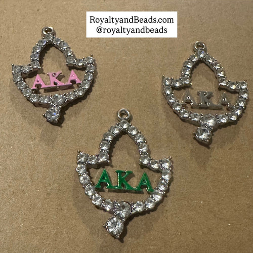 Silver ivy charms