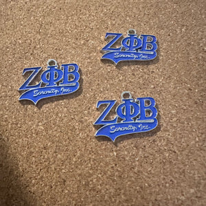 Blue Zeta charms.