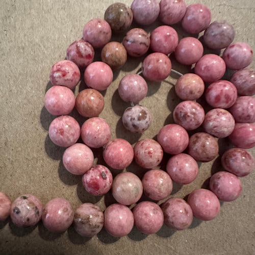 Pink beads 8mm