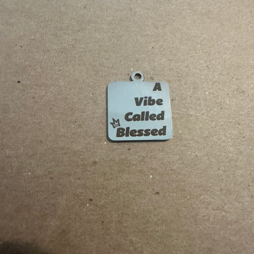 Blessed vibe charm SS