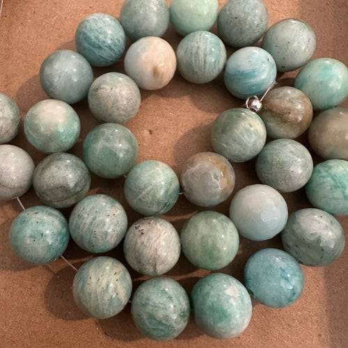 Blue beads 12mm