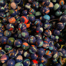 Load image into Gallery viewer, Mixed blue beads 8mm.