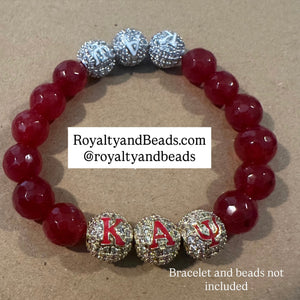 Kappa Alpha Psi pave letters.