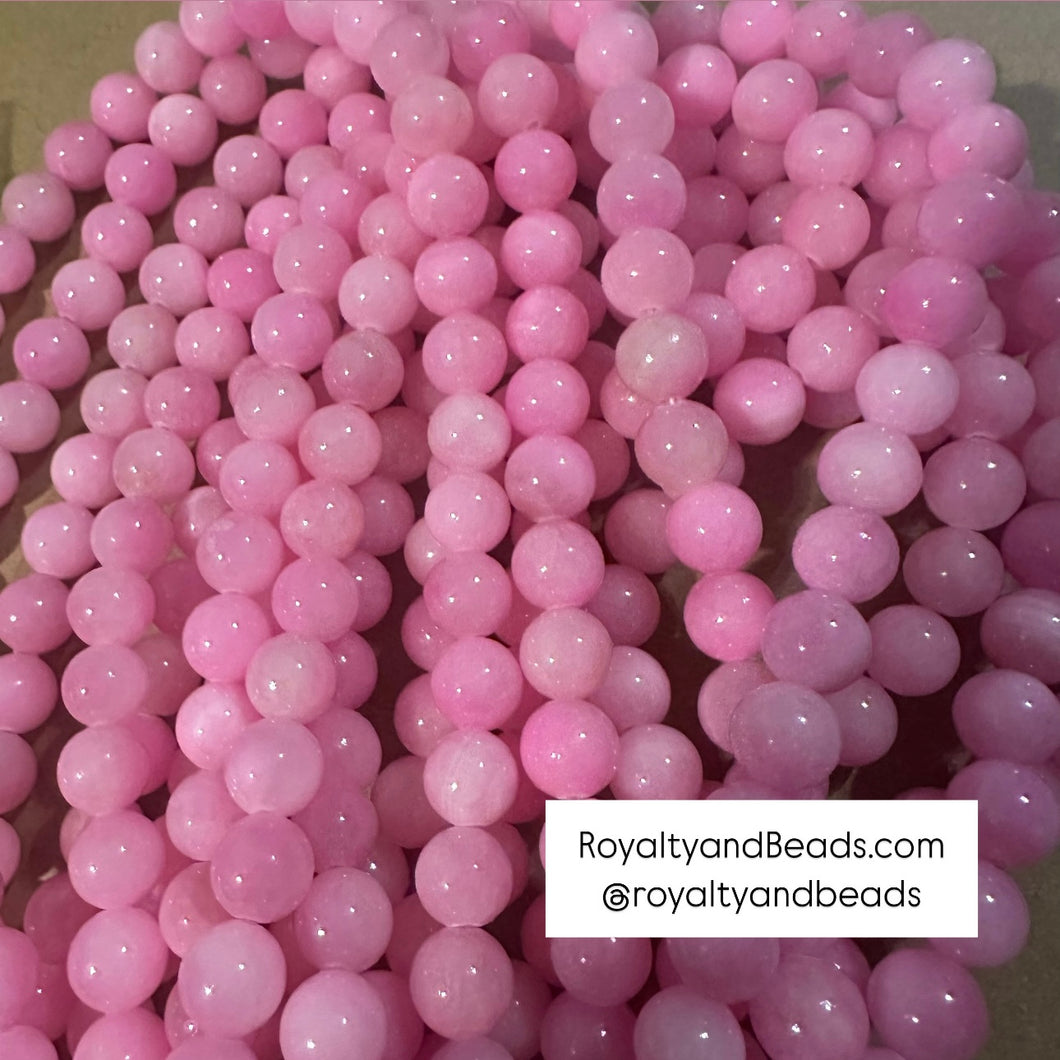 Pink beads