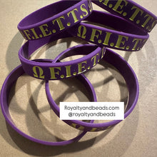 Load image into Gallery viewer, Omega Psi Phi wristband