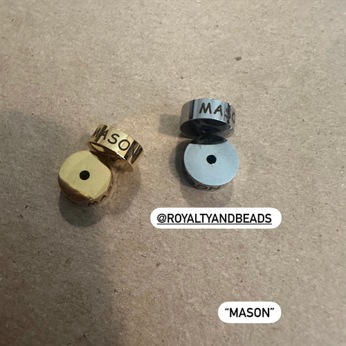 Mason ring bead charm