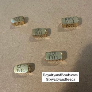Kappa Alpha Psi 1911 block charm.