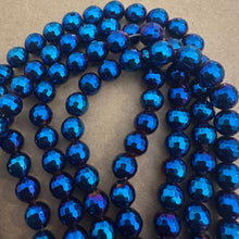 Load image into Gallery viewer, Blue hematite beads.