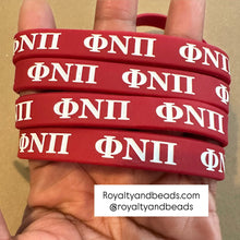 Load image into Gallery viewer, Phi Nu Pi wristband