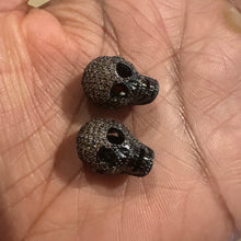 Load image into Gallery viewer, Micro Pave skull charms