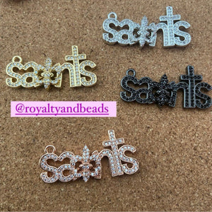 Pave Saints charms.