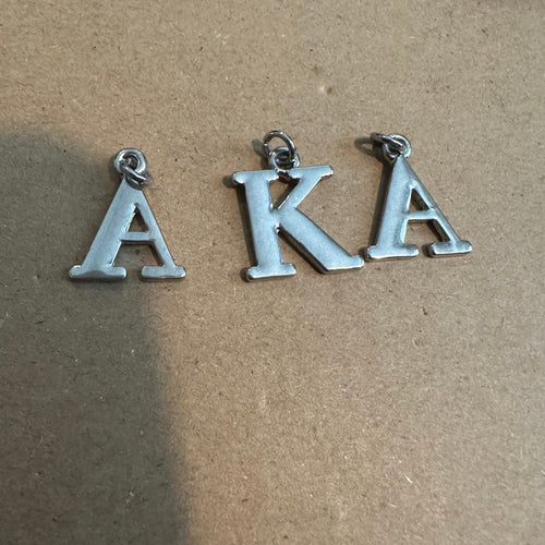 Silver AKA letters