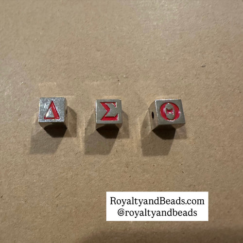 New Red Delta Letter cube letters