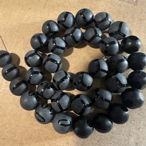 Black bead mix