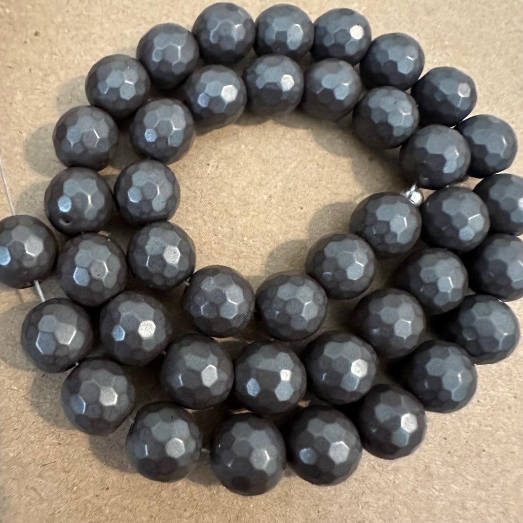 Gray beads 8mm