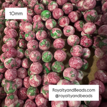 Load image into Gallery viewer, Pink and green beads