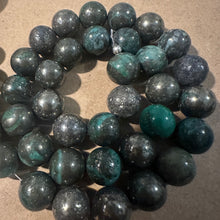 Load image into Gallery viewer, Green pyrite beads