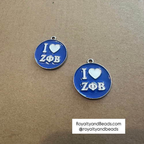 I heart Zeta charm.