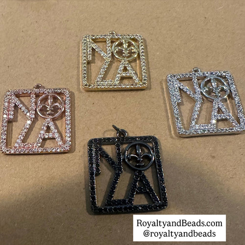 NOLA pave charms