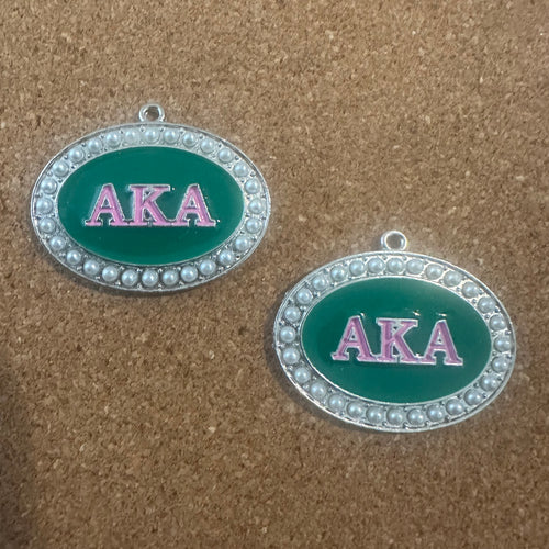 AKA oval charm (silver)