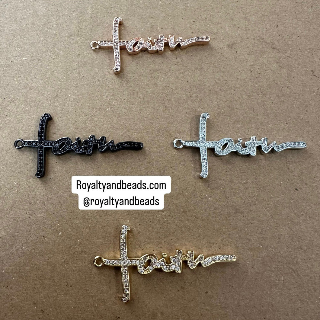 Pave faith charms.