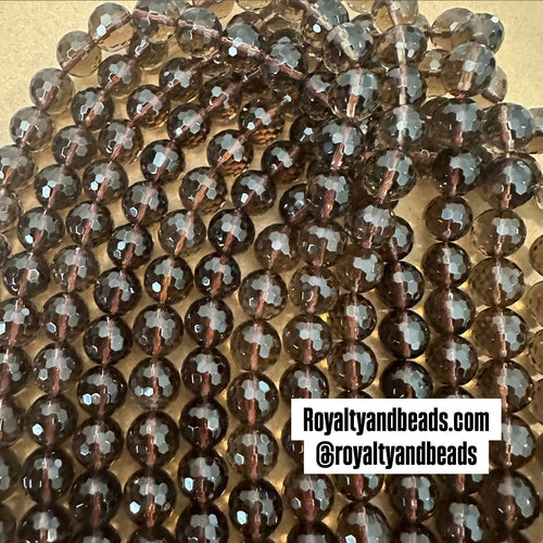 Brown Smokey quartz beads