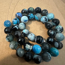 Load image into Gallery viewer, Blue agate beads