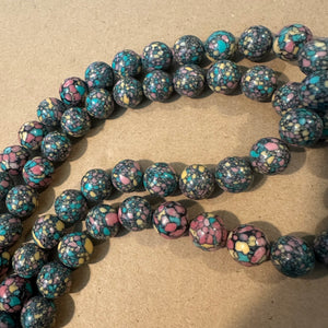 Mixed agate beads 12mm