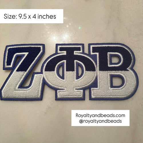 Zeta Phi Beta patch