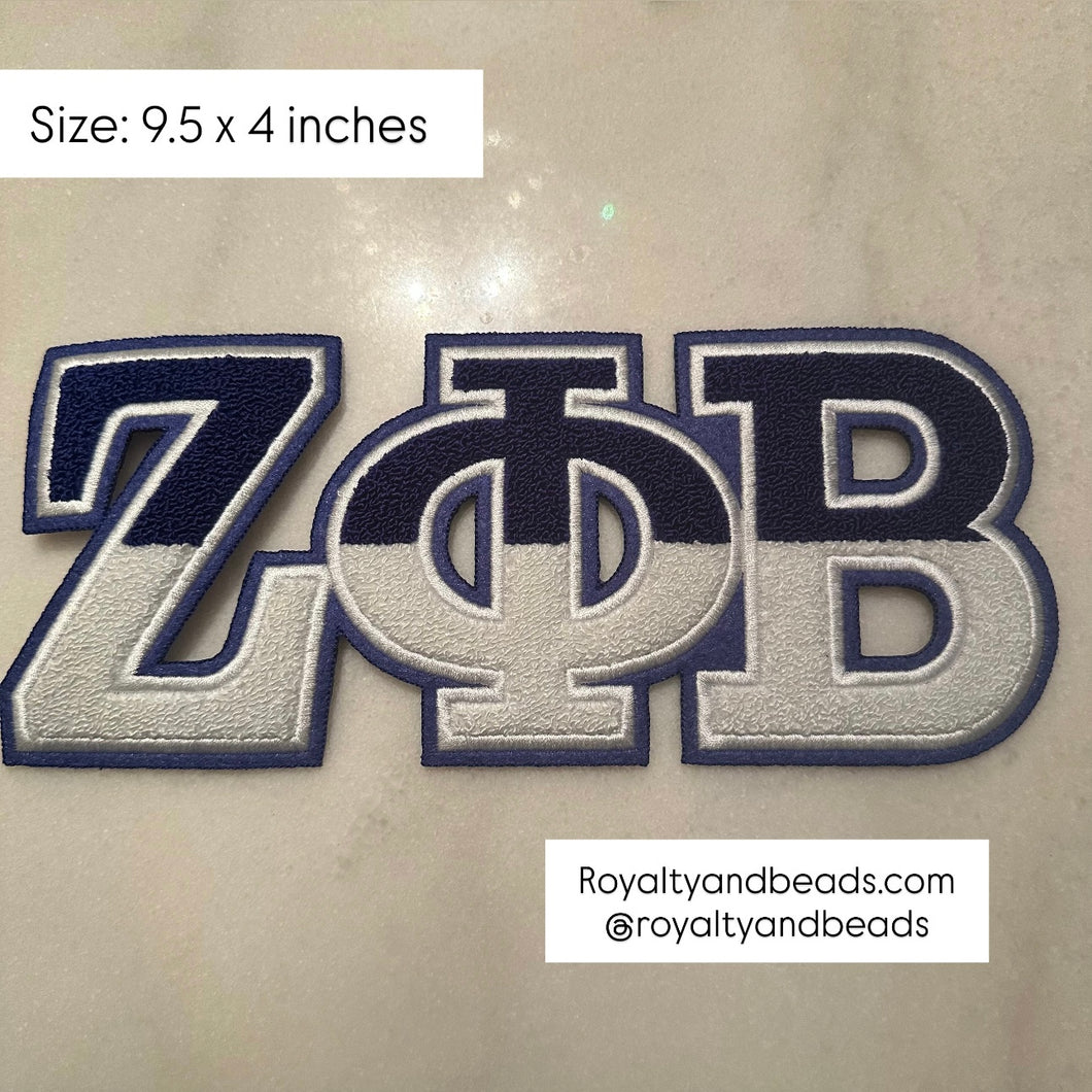 Zeta Phi Beta patch