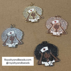 Micro Pave Nurse charms.