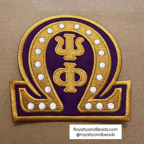 Omega Psi Phi patch (iron on)