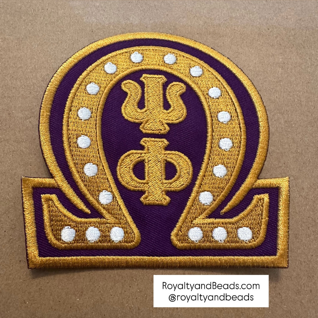 Omega Psi Phi patch (iron on)