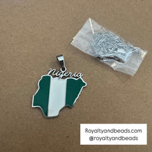 Load image into Gallery viewer, Silver Nigeria charm