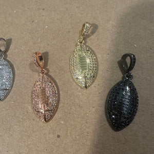 Micro pave football charm.