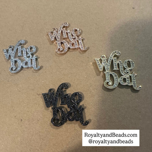 NOLA pave charms (football)