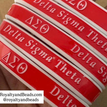 Load image into Gallery viewer, Delta Sigma Theta wristband