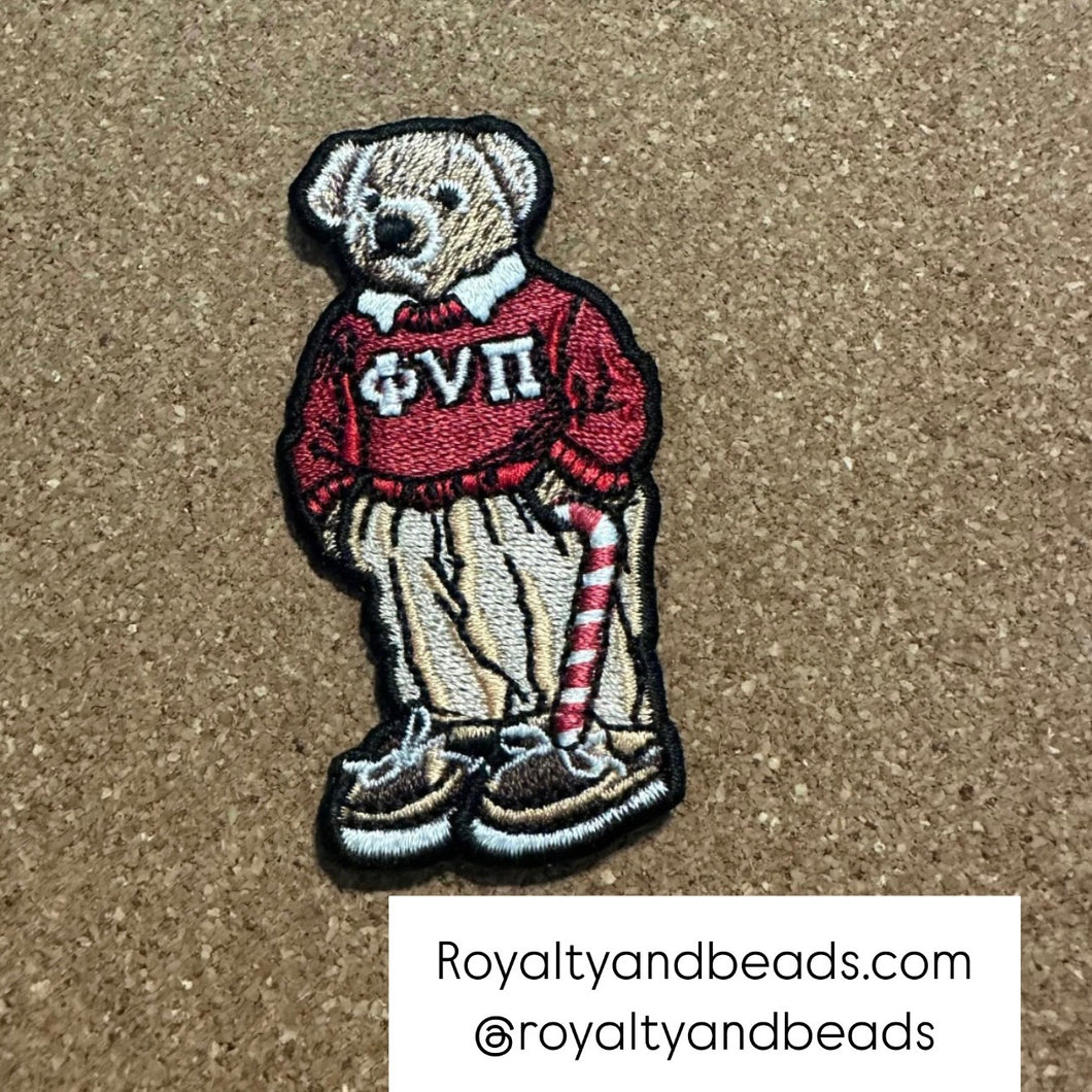 Phi Nu Pi bear patch
