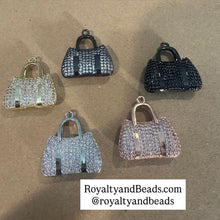Load image into Gallery viewer, Pave purse charms.