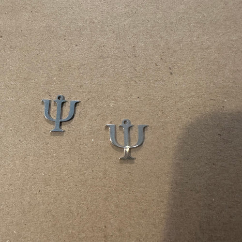 Stainless steel Psi charms