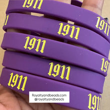 Load image into Gallery viewer, Omega Psi Phi 1911 wristband