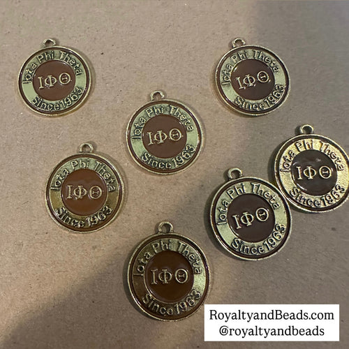 Iota circle charm.