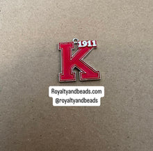 Load image into Gallery viewer, Kappa K letter charm