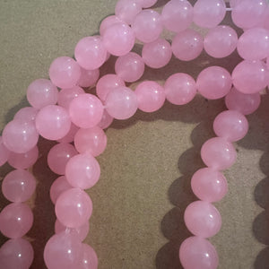 Pink beads