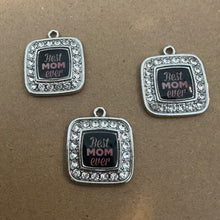 Load image into Gallery viewer, 3 silver mom charms
