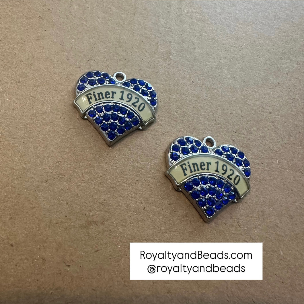 Finer heart charm.