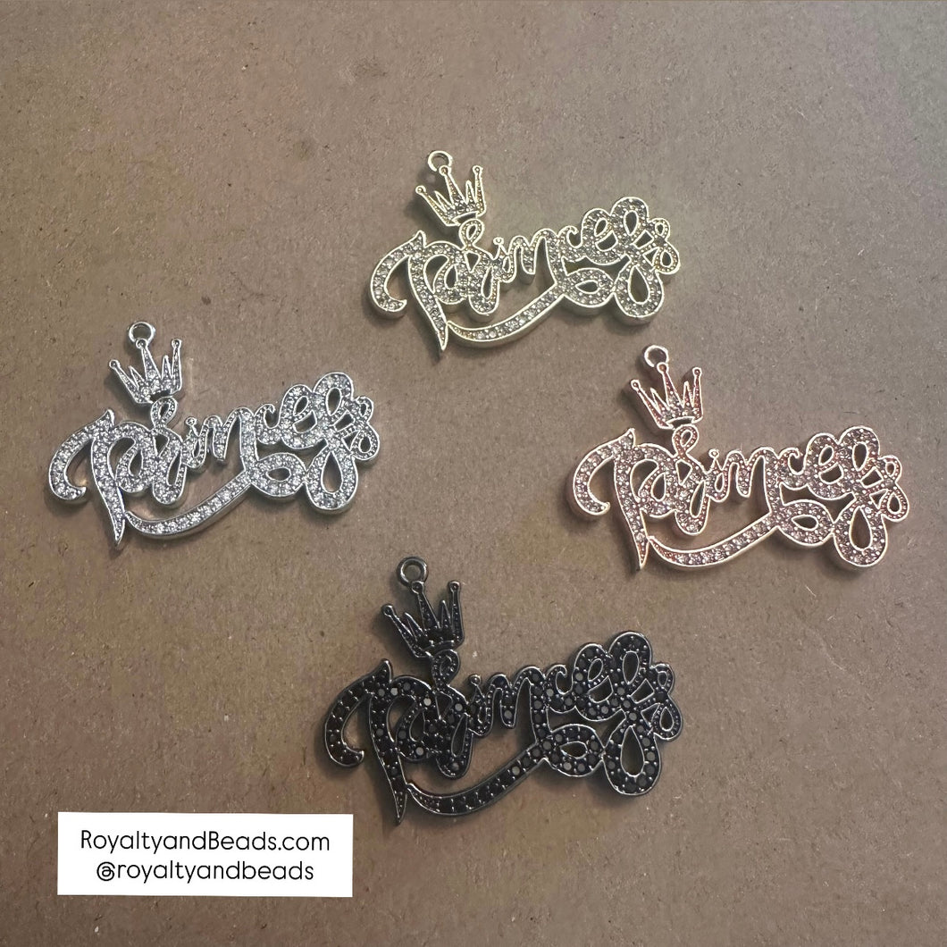 Pave Princess charm